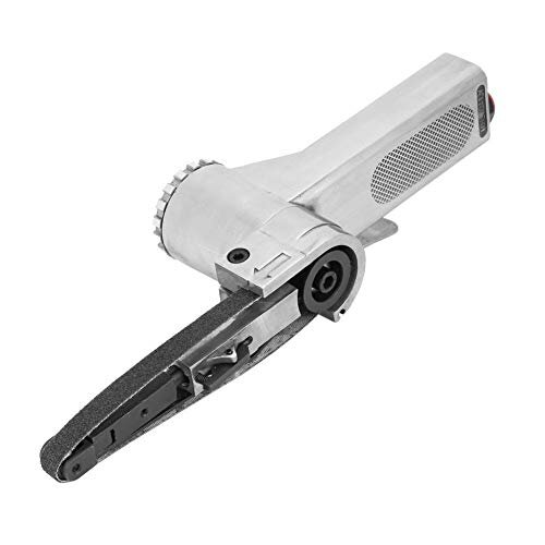 Air Belt Sander, 16000rpm Pneumatic Belt Sander Machine, 1/4 Air Belt Sander for Grinding Welding Parts 10 x 330mm/20 x 520mm(10x330mm)